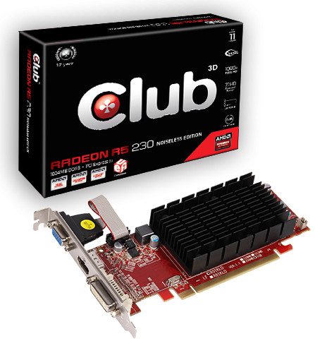 Η Club 3D λανσάρει δύο R5 230 GPUs