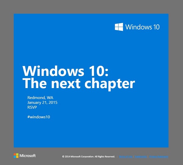 Η Consumer Preview των Windows 10 έρχεται τον Ιανουάριο