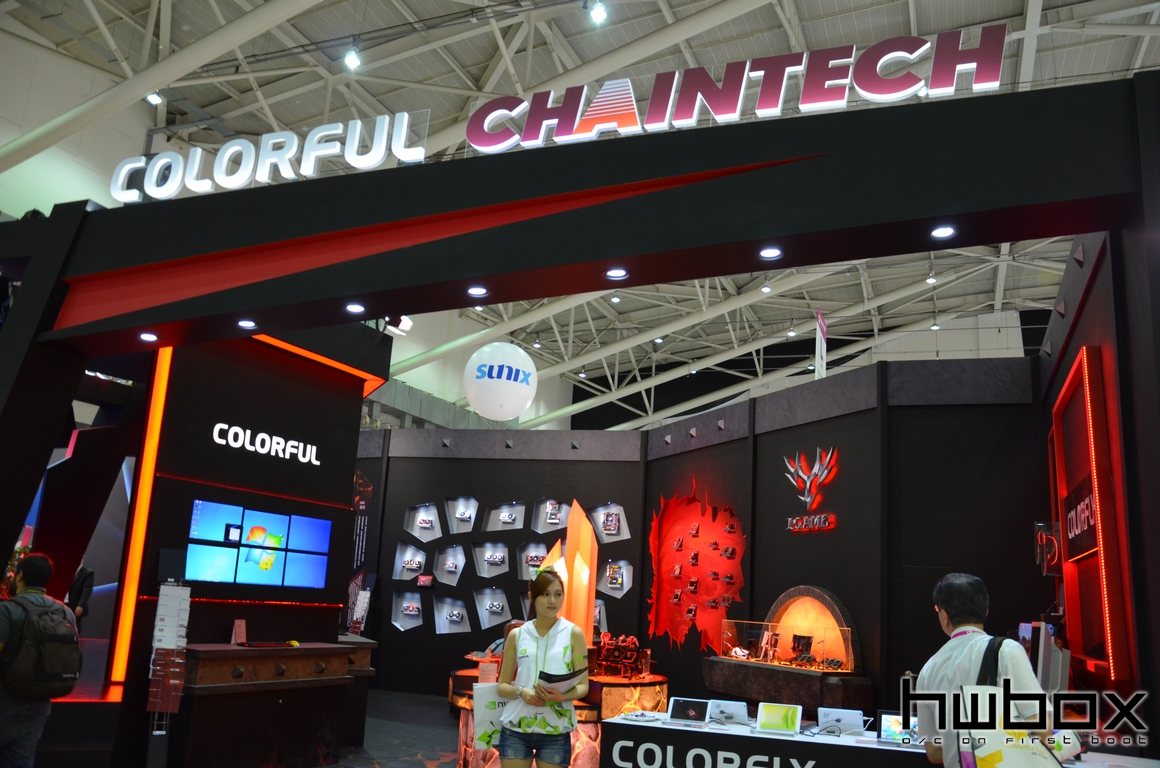 Computex 2015: Colorful Chaintech Booth