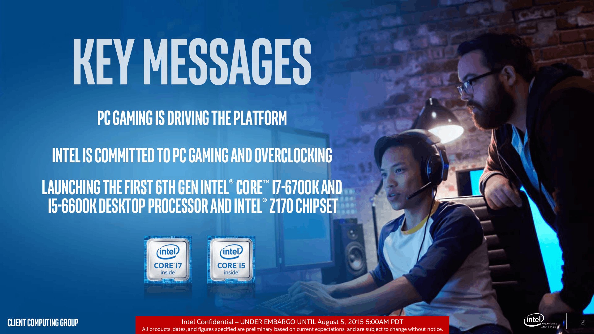 Επίσημη παρουσίαση των Intel Skylake στην Gamescom