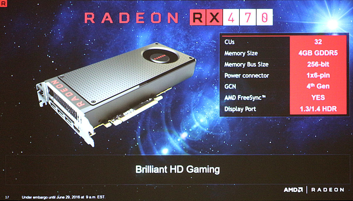 Τα Specs των AMD Radeon RX 470 και RX 460