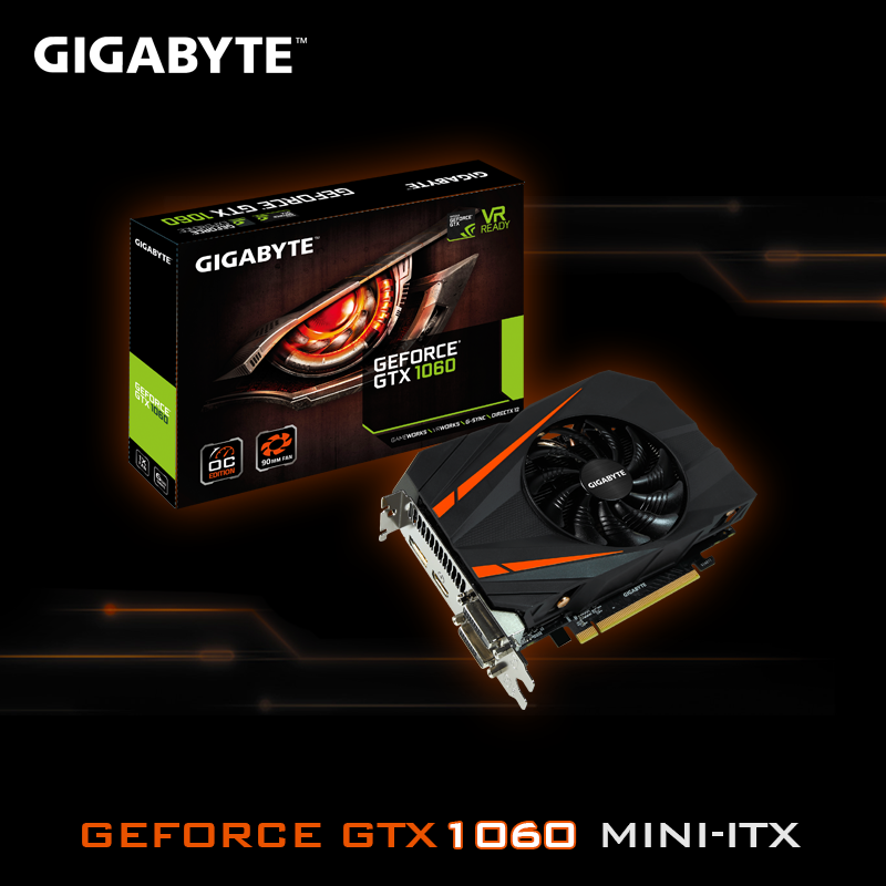 Γεγονός αποτελούν οι νέες custom GIGABYTE GTX 1060 GPUs