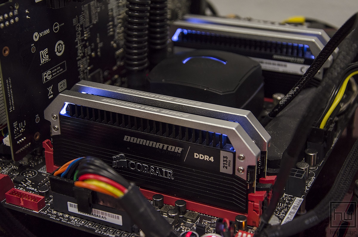  Corsair Dominator Platinum 2133 MHz CL10 4x4GB Review: The silver lining
