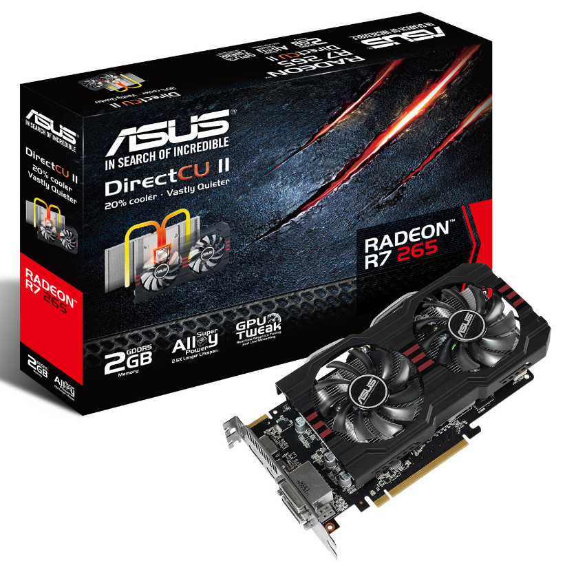 ASUS R7 265 DirectCU II GPU