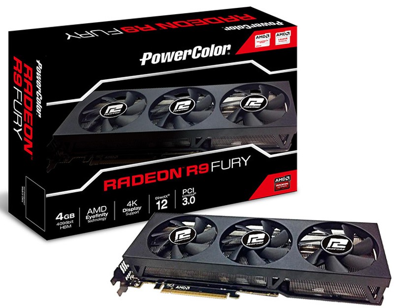 PowerColor Radeon R9 Fury Graphics Card