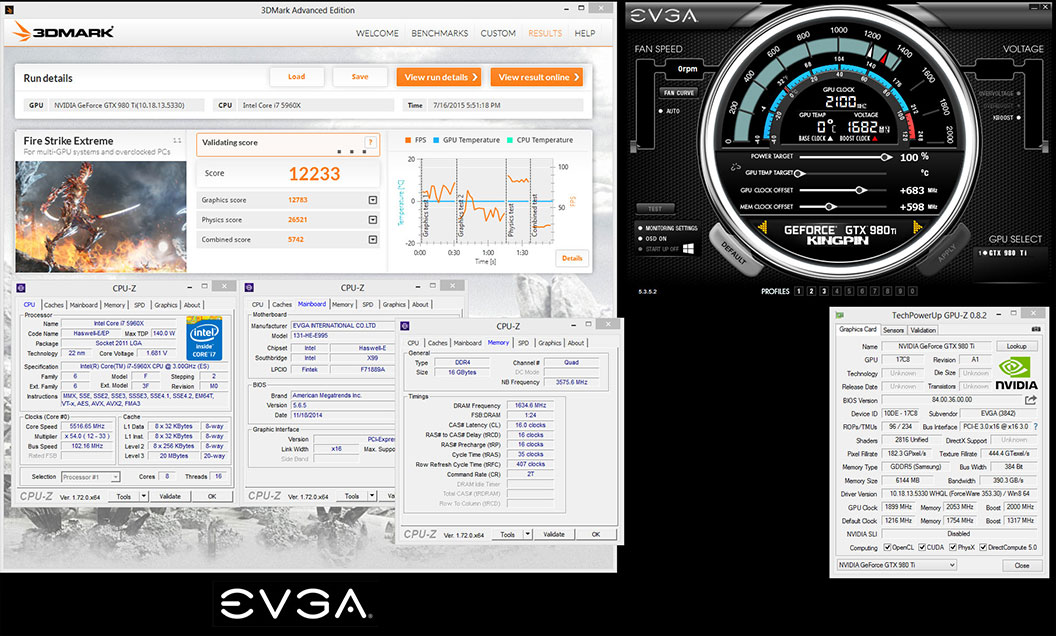 Βάσει ASIC θα πωλείται η EVGA GeForce GTX 980 Ti K|NGP|N