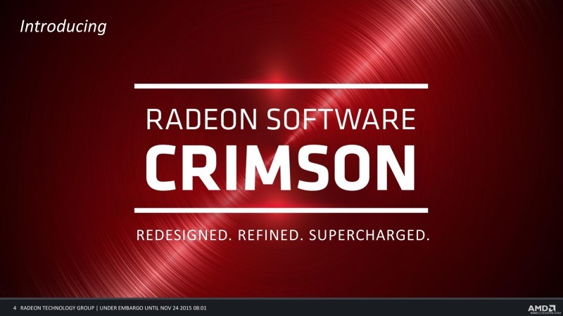Η AMD λανσάρει τον Radeon Software Crimson driver