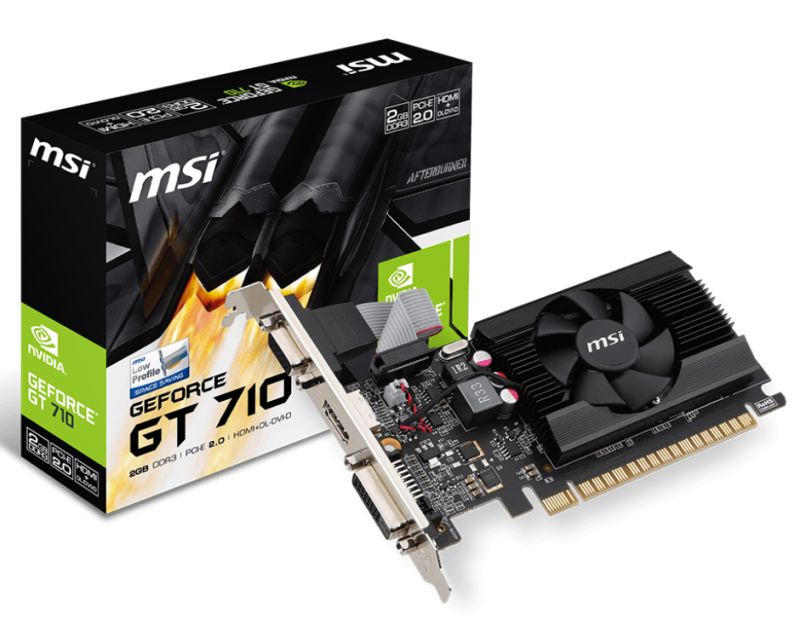 Η MSI κυκλοφόρησε την entry level GeForce GT 710 GPU