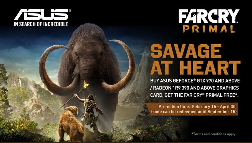 Δωρεάν το Far Cry Primal με την αγορά ASUS GPU