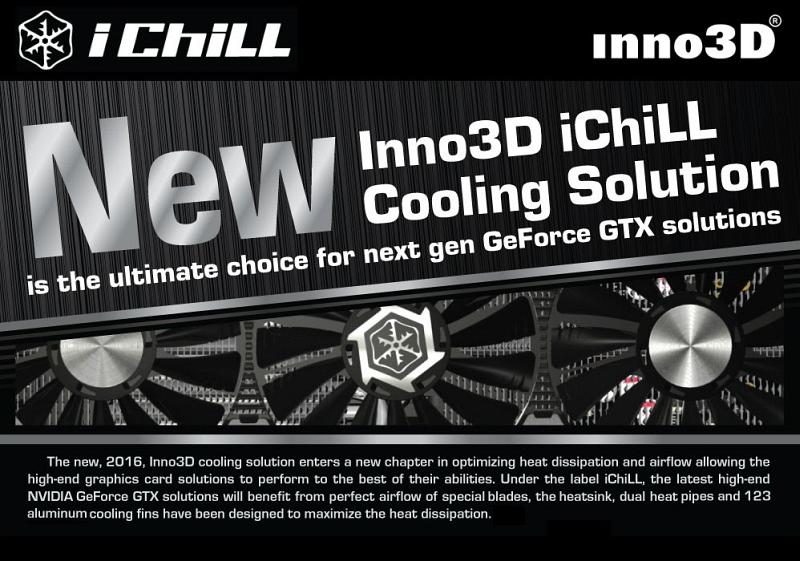 Με νέο iChill X4 Ultra Cooler θα κυκλοφορούν οι νέες GPU της Inno3D