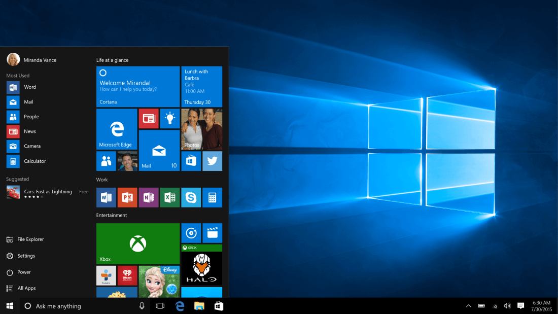 Επετειακό Update έρχεται στις 2 Αυγούστου στα Windows 10