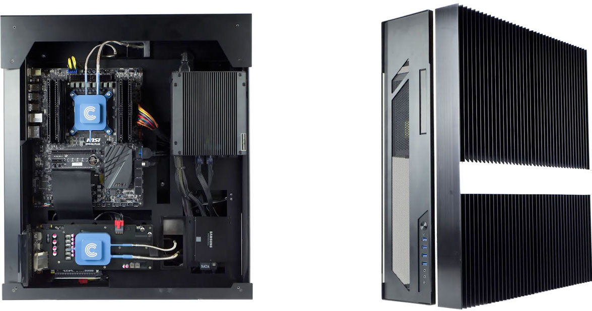 Η Calyos παρουσίασε ένα passively cooled workstation με TITAN X και Haswell-E