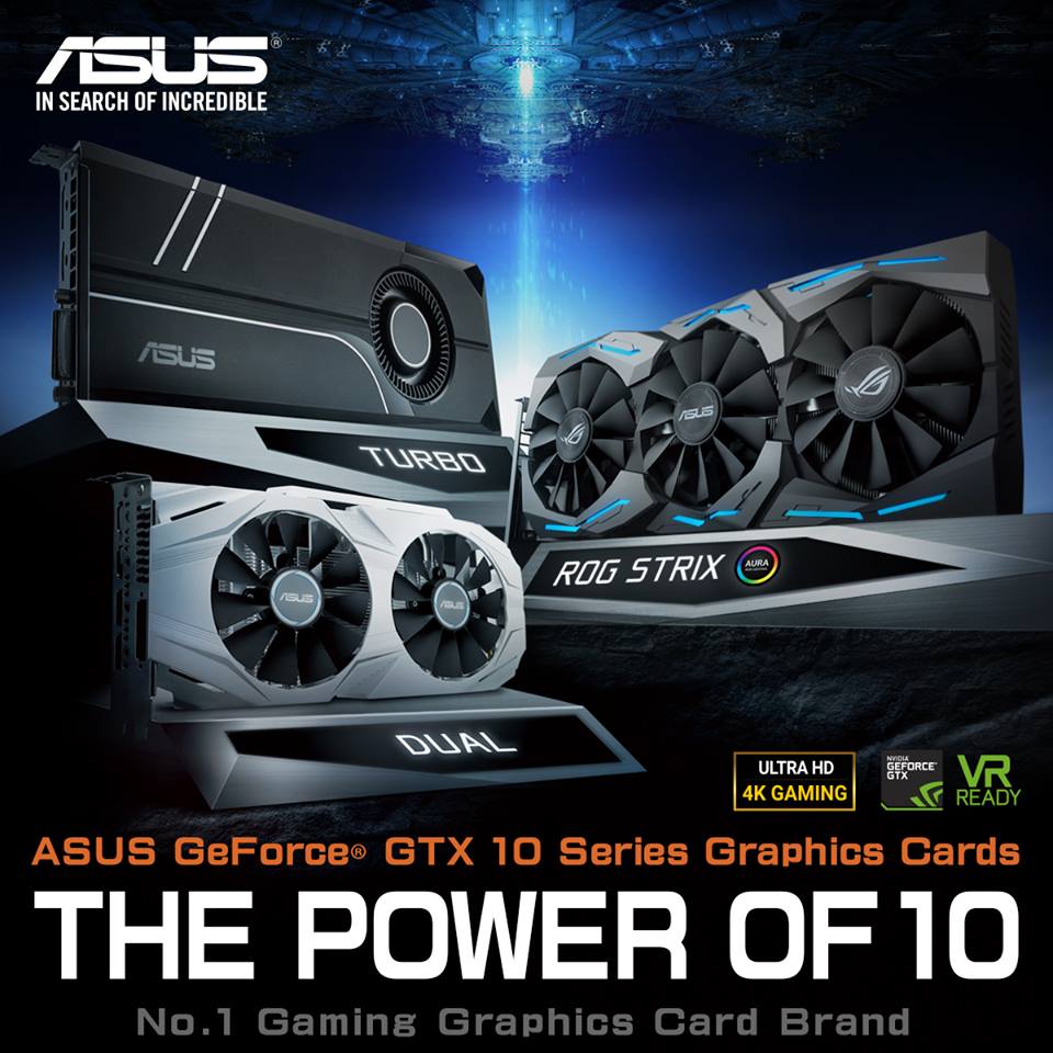 Τρεις διαφορετικές GeForce GTX 1060 ετοιμάζει η ASUS