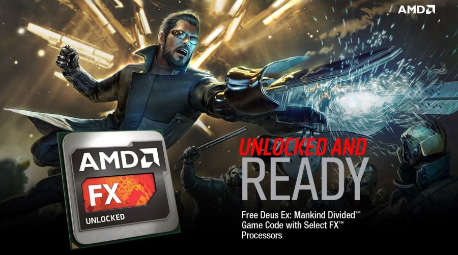 Δωρεάν το Deus Ex: Mankind Divided με επιλεγμένους AMD FX CPUs